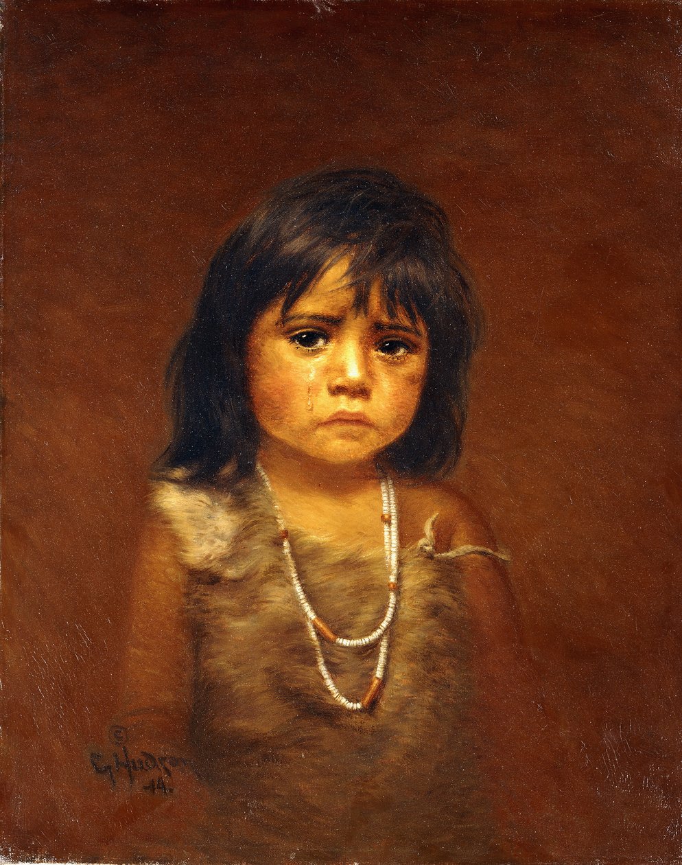 Gözyaşı ile Hintli Çocuk by Grace Carpenter Hudson