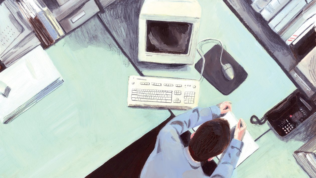 The Fugitive 2, 2012 (kağıt üzerinde yağlı boya) by Grace Helmer
