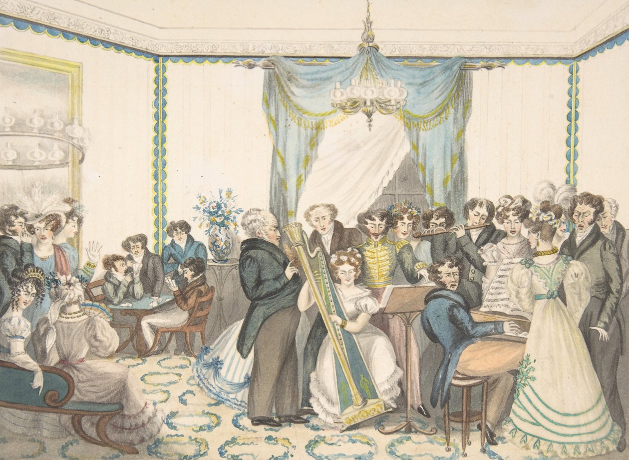Bir Konser, 1820-30. by Granddaughters of Dr. Samuel Parr.