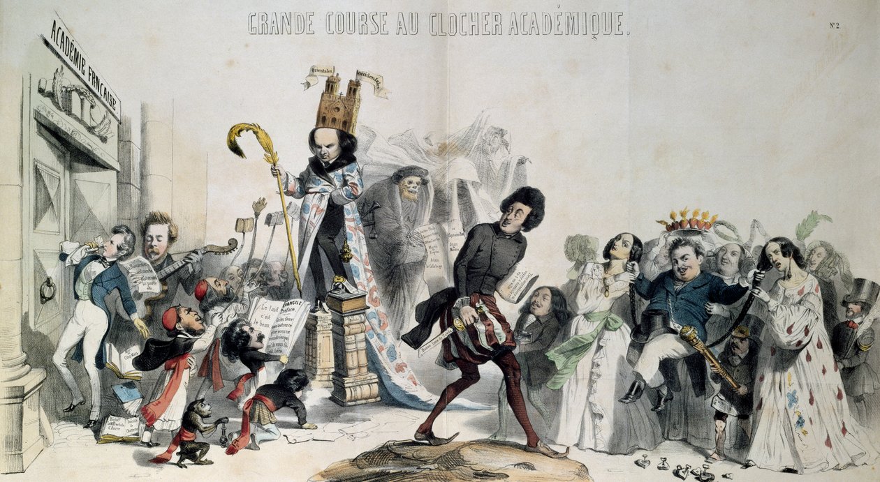 Akademik çan kulesinde büyük yarış by Grandville