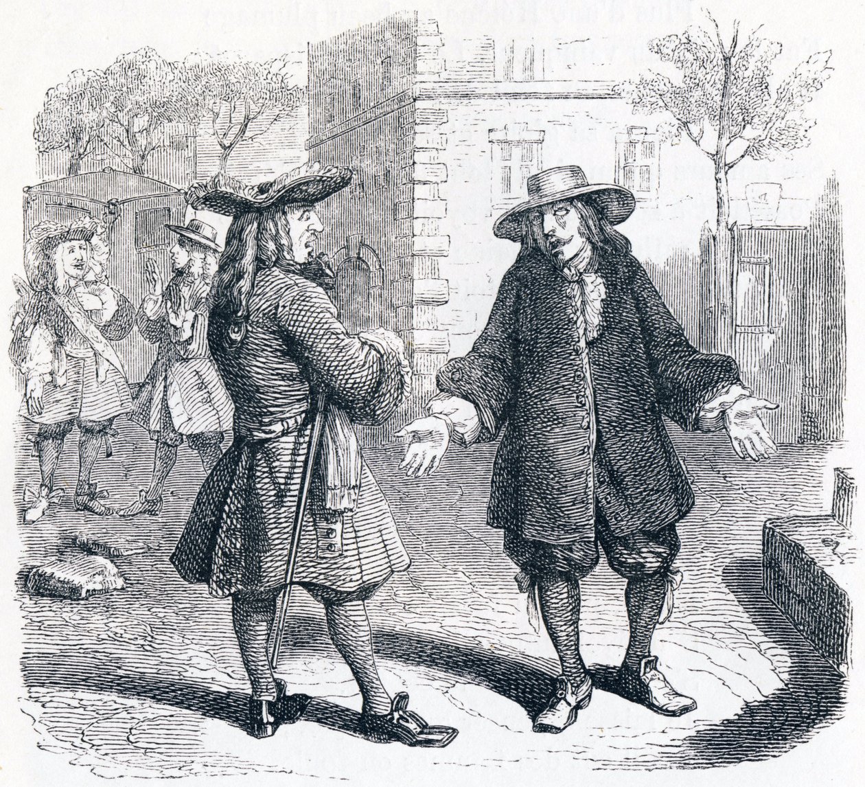 Kadere karşı nankörlük ve adaletsizlik - La Fontaine'in Masalları by Grandville