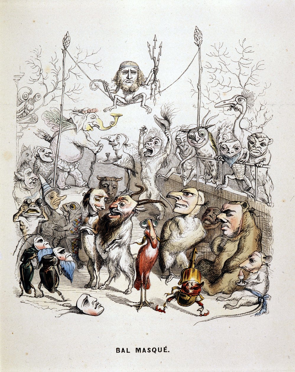 Maskeli hayvan topu - Grandville tarafından by Grandville
