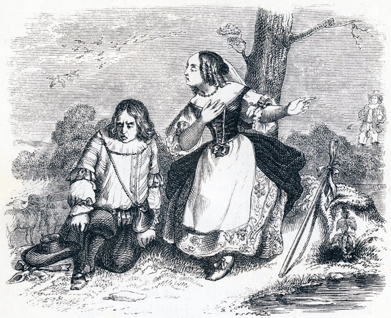 Tircis ve Amarante - La Fontaine