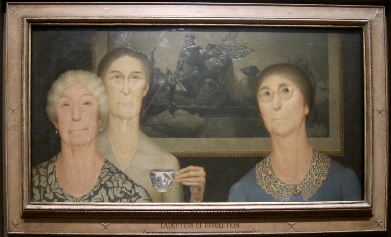 Devrimin Kızları by Grant Wood