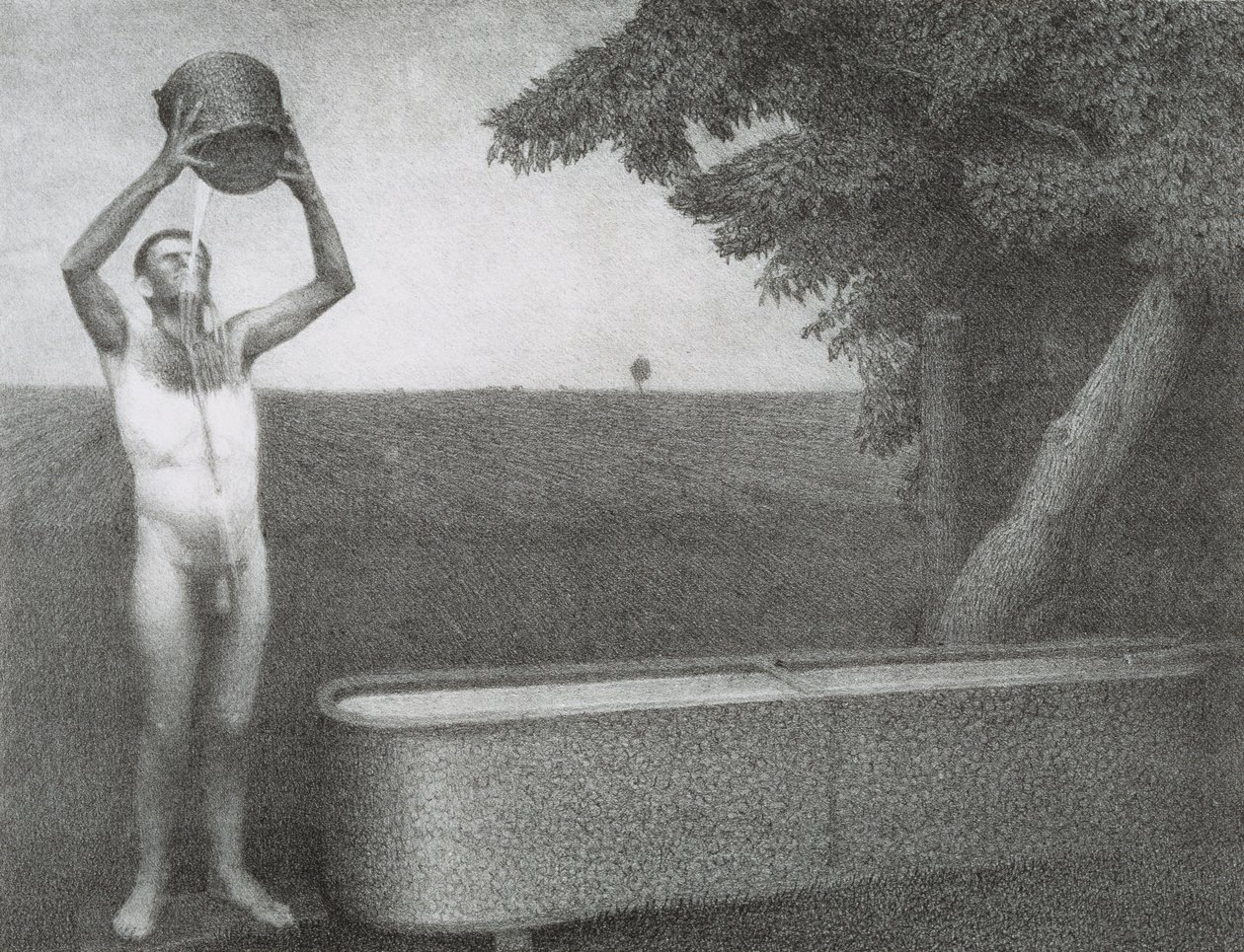 Boğucu Gece, 1939 by Grant Wood