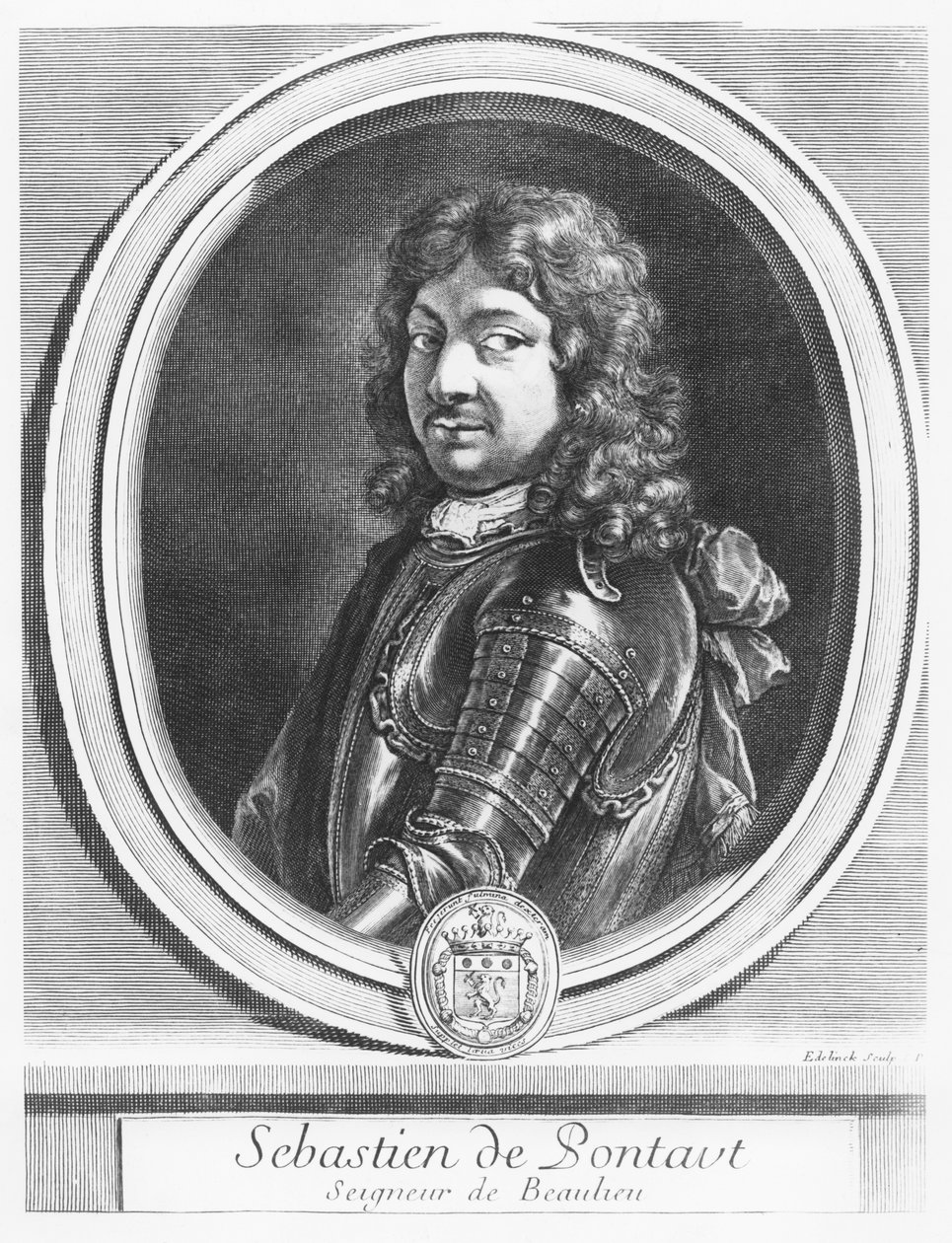 Sebastian de Pontault by Gérard Edelinck