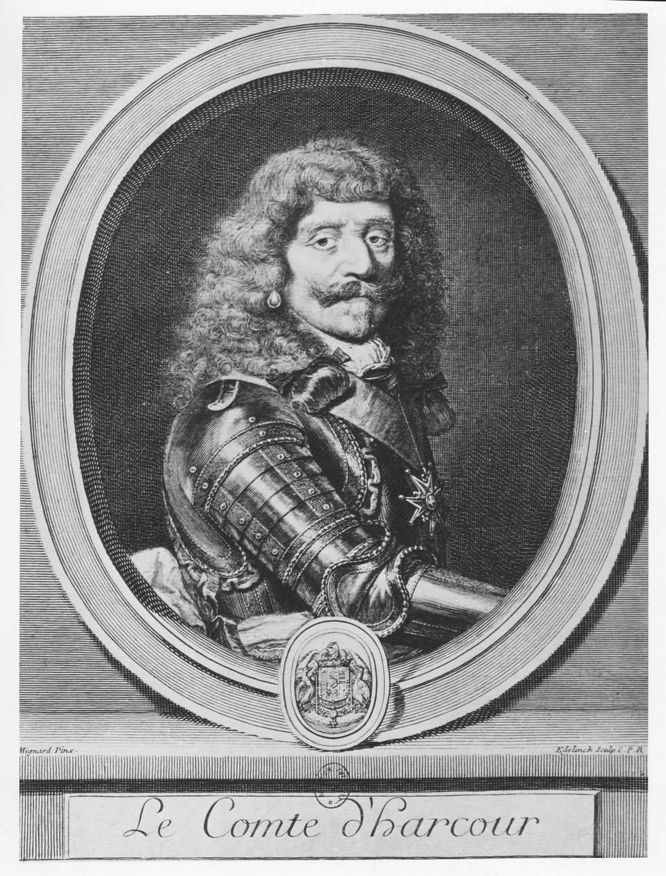 Henri de Lorraine, Harcourt Kontu by Gérard Edelinck