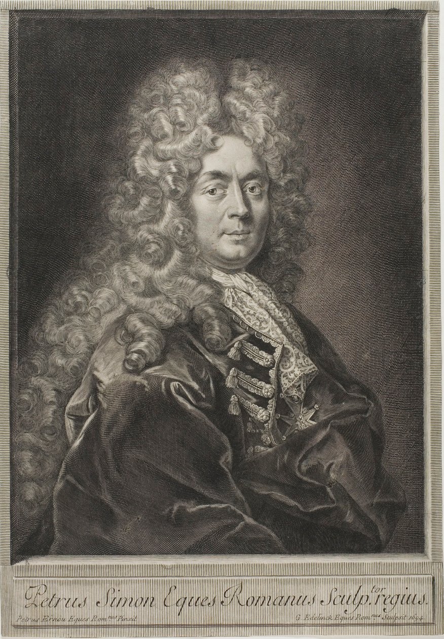 Pierre Simon, Oymacı by Gérard Edelinck