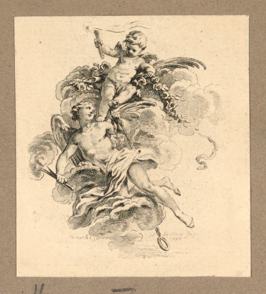 Kızlık zarı ve putto by Gravelot