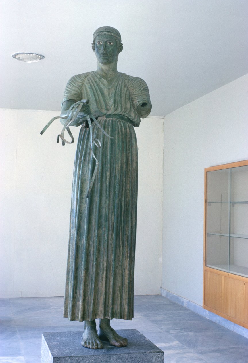 ಸಾರಥಿ, c.475 BC (ಕಂಚಿನ) ಟರ್ಕಿ by Greek