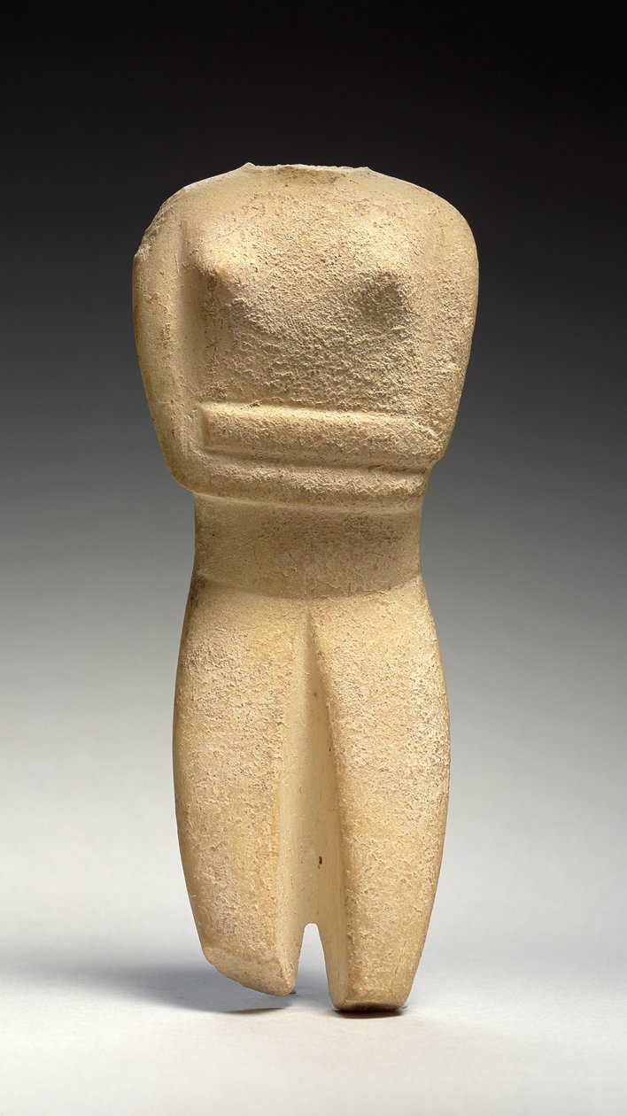 Kiklad figürü, Spedos, MÖ 2700-2500 (mermer) by Greek