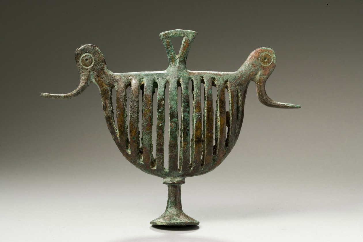 Finial, Geometrik Dönem, c.8-7. yy (bronz) by Greek