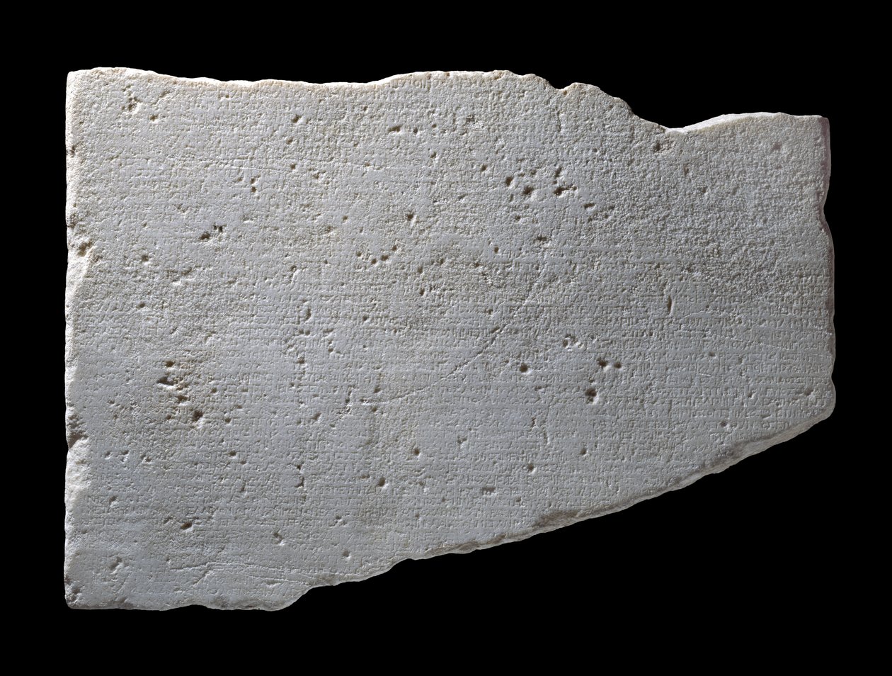 Parian Mermerinden Parça, MÖ 264 dolayları (mermer) by Greek