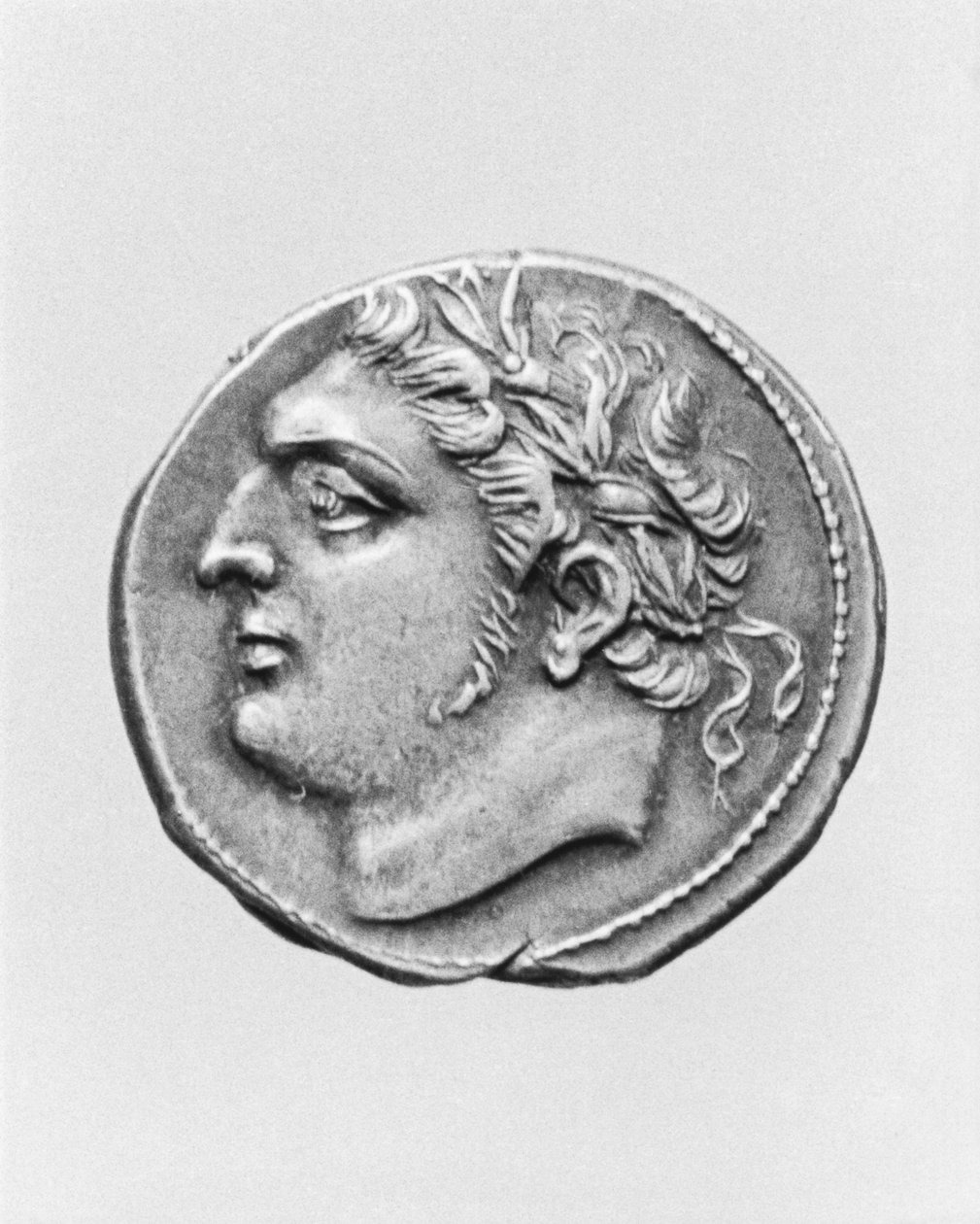 Jugurtha 160-100 M.Ö. Numidia Kralı metal bw fotoğraf 239700 detay by Greek