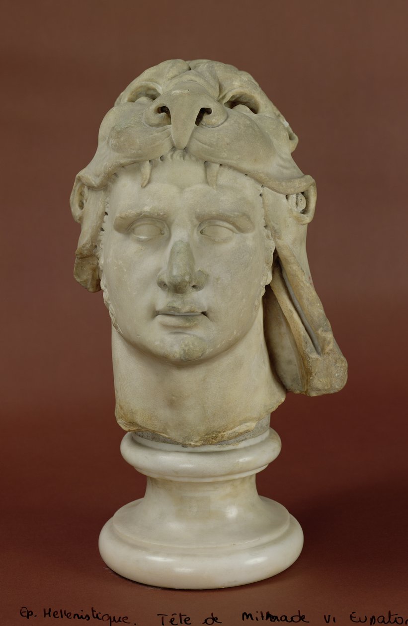 Mithridates VI (MÖ 132-63) Eupator, Pontus Kralı (mermer) (ayrıca bkz. 177442) by Greek