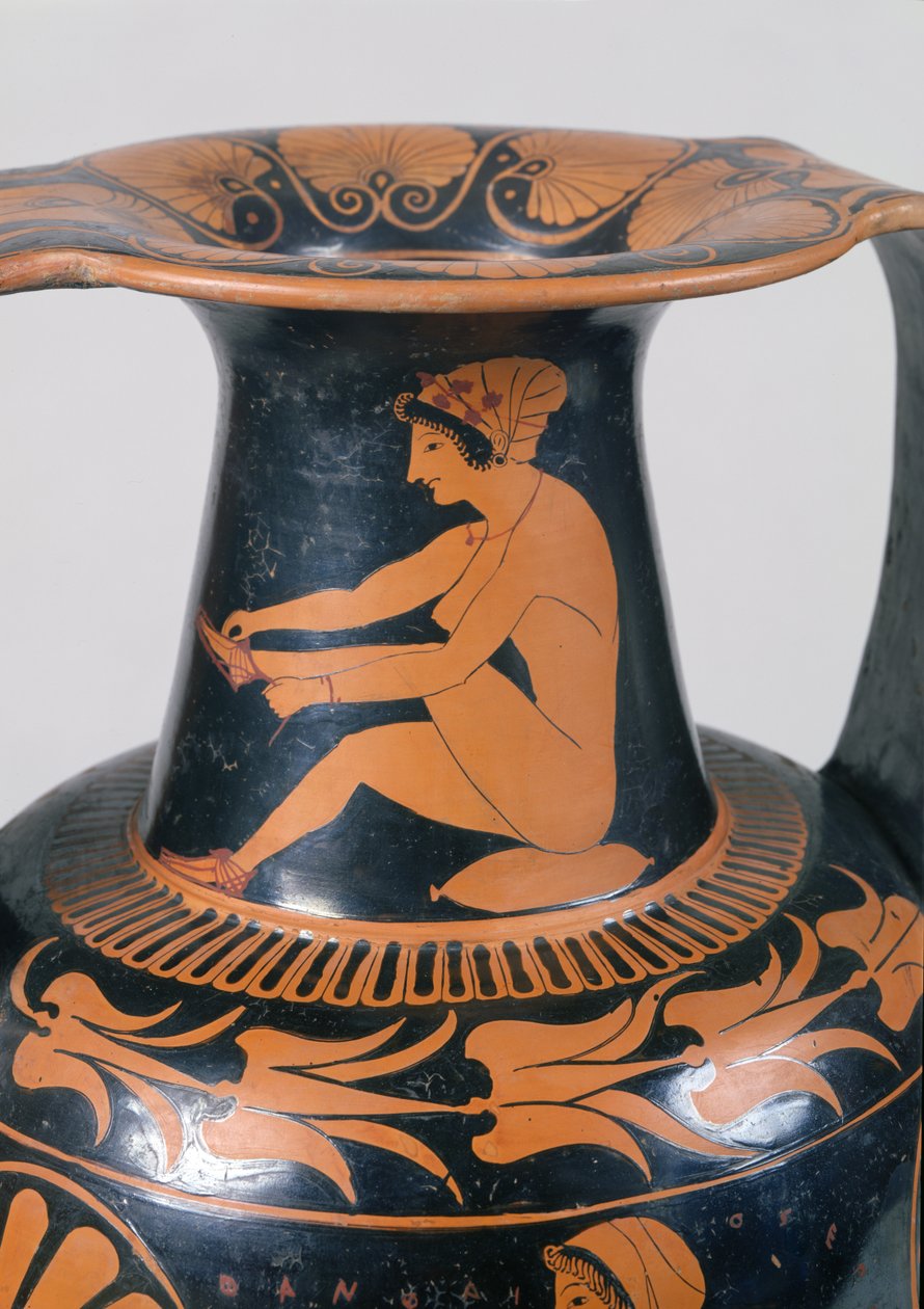 Pamphaios tarafından yapılmış ve Oltos tarafından boyanmış, MÖ 510-500 (çömlek) by Greek