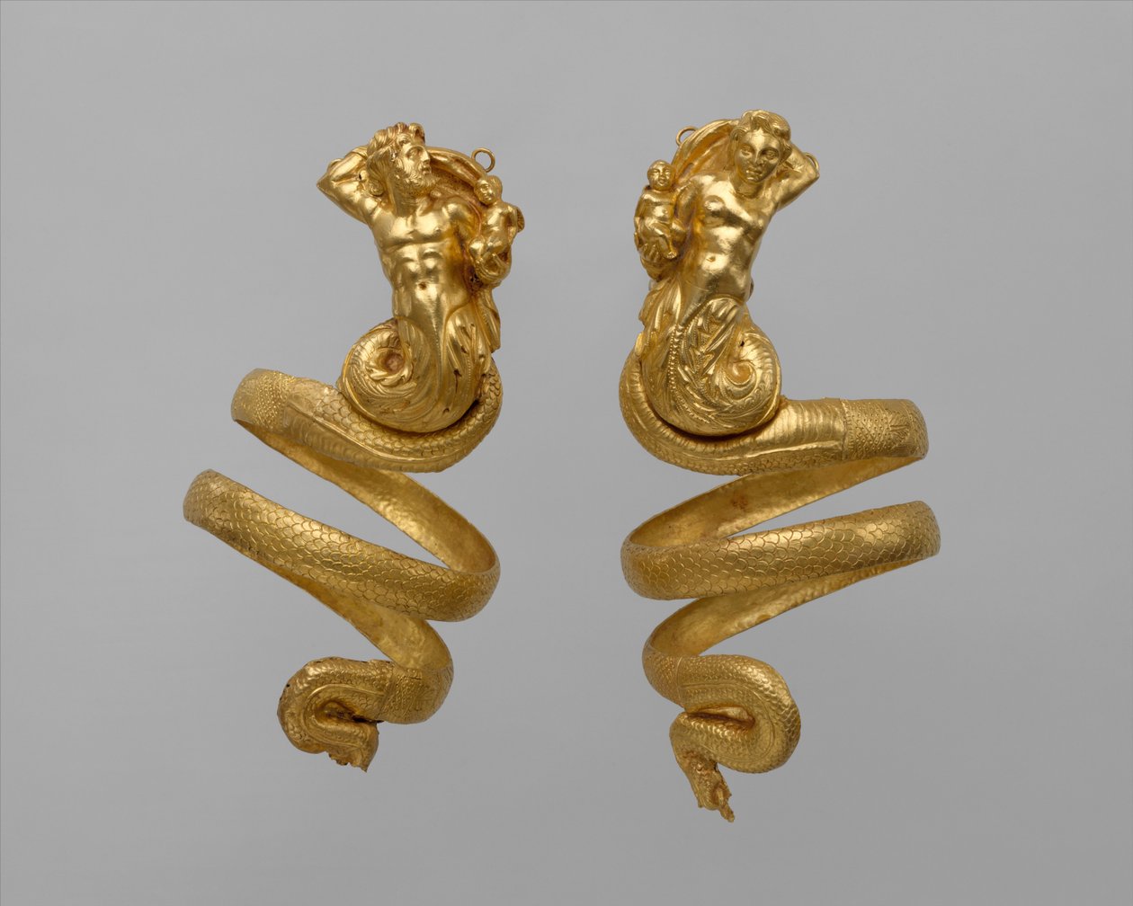 Bir Çift Kol Bandı, MÖ 200 dolayları. (altın) by Greek