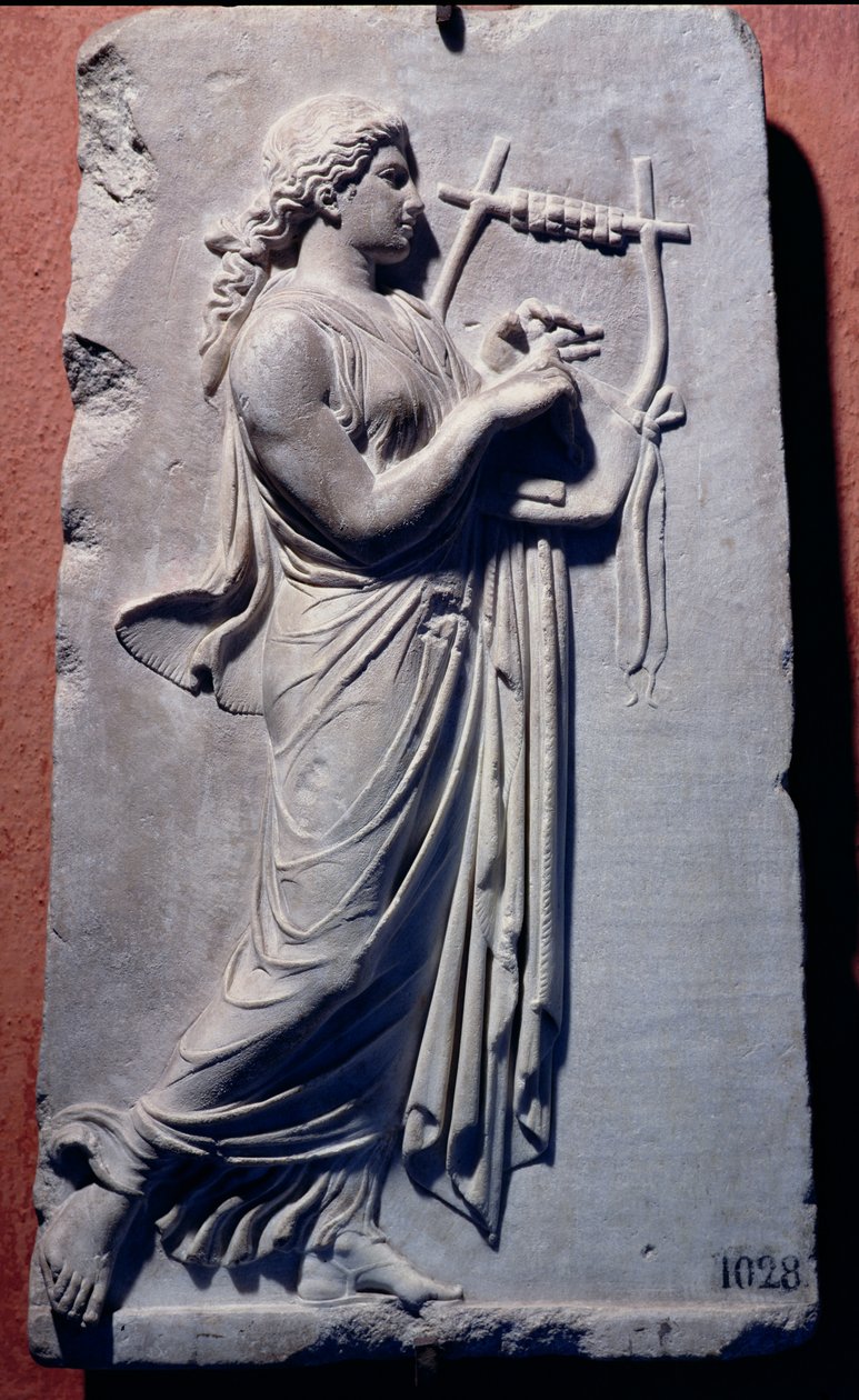 Dans ve şarkının ilham perisi Terpsichore