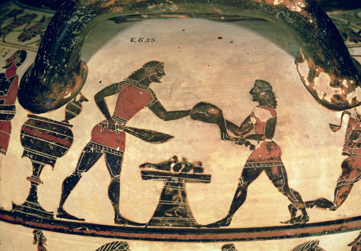 Bir Sempozyum için Yemek Hazırlayan Hizmetçiler, Cerveteri