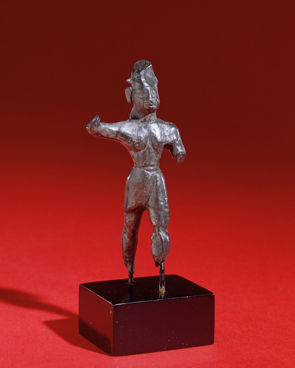 Statuette of a Warrior, Greece, probably c.1600 BC (silver) by Greek