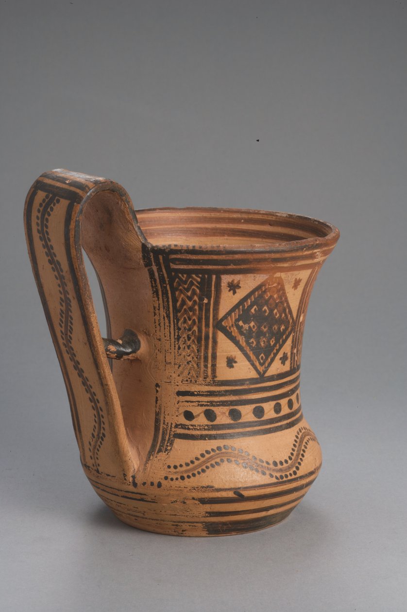 Tankard, Geometrik Dönem (pişmiş toprak) by Greek