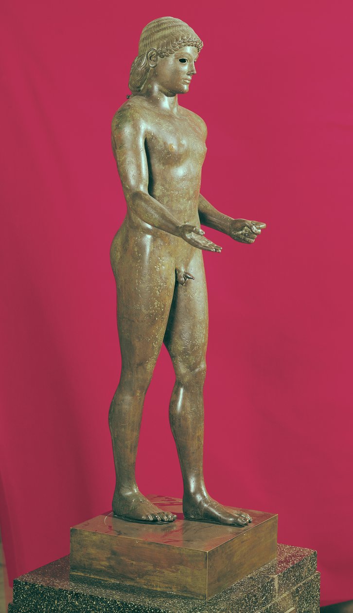 Piombino Apollo'su (bronz) (ayrıca bkz. 94610, 98014 ve 98015) by Greek