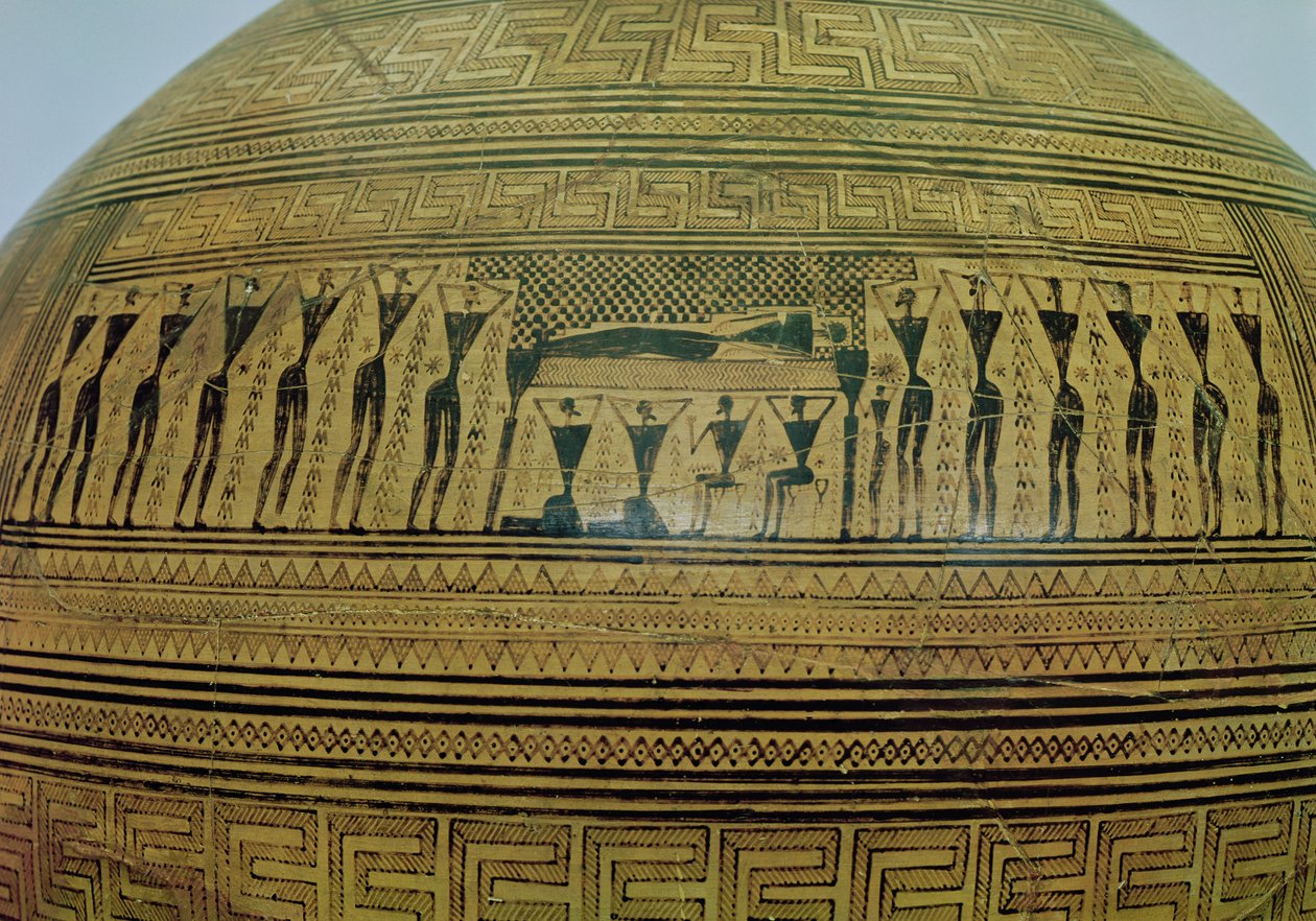 Dipylon Amphora, Kerameikos Nekropolü