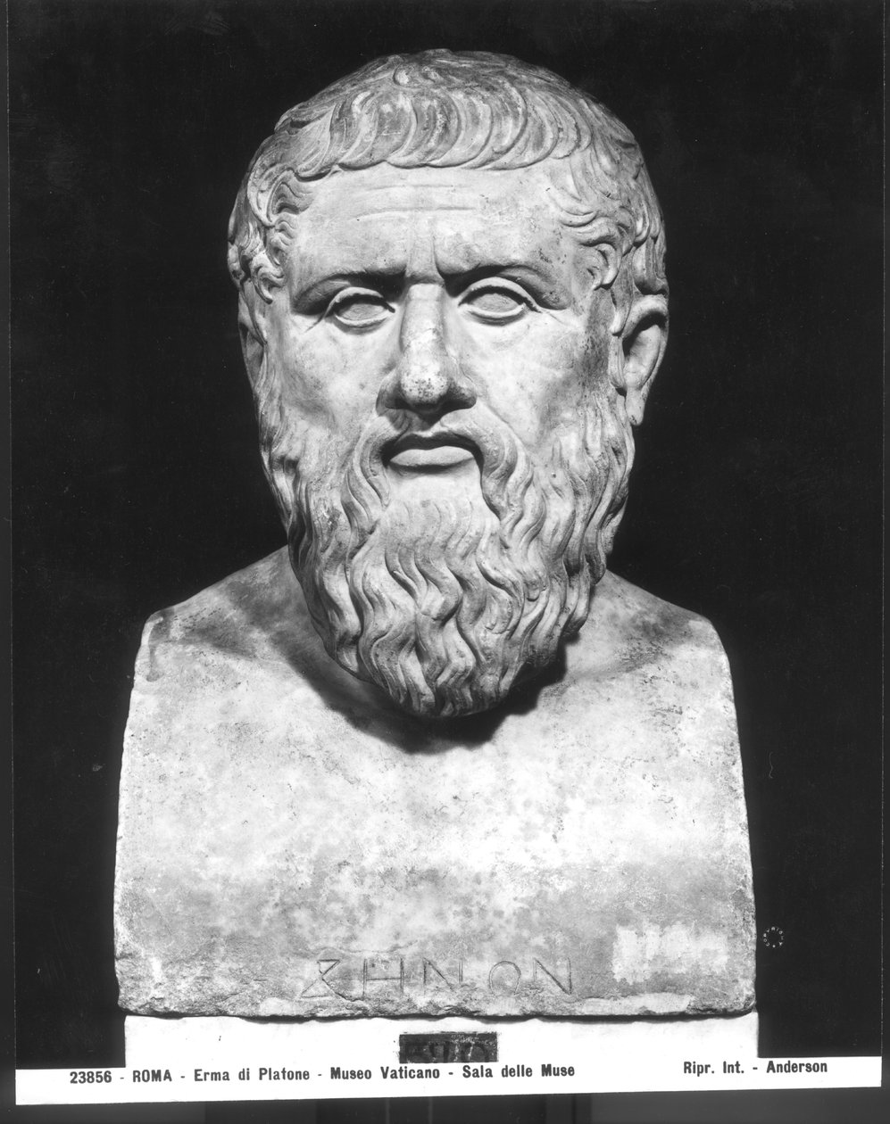 Platon büstü (c.427-347 BC) by Greek
