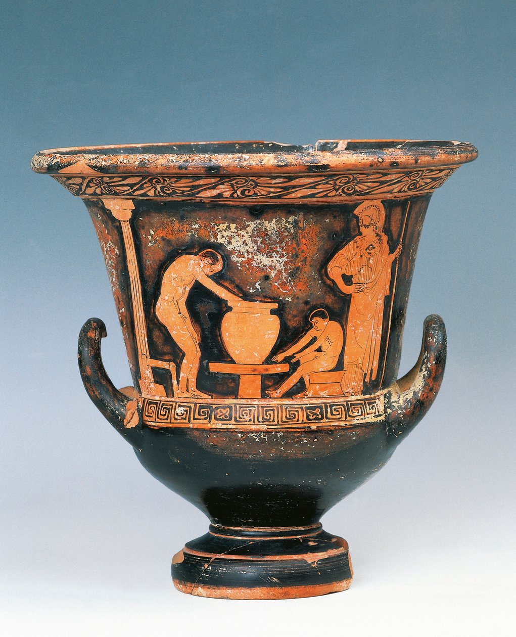Krater, Athena