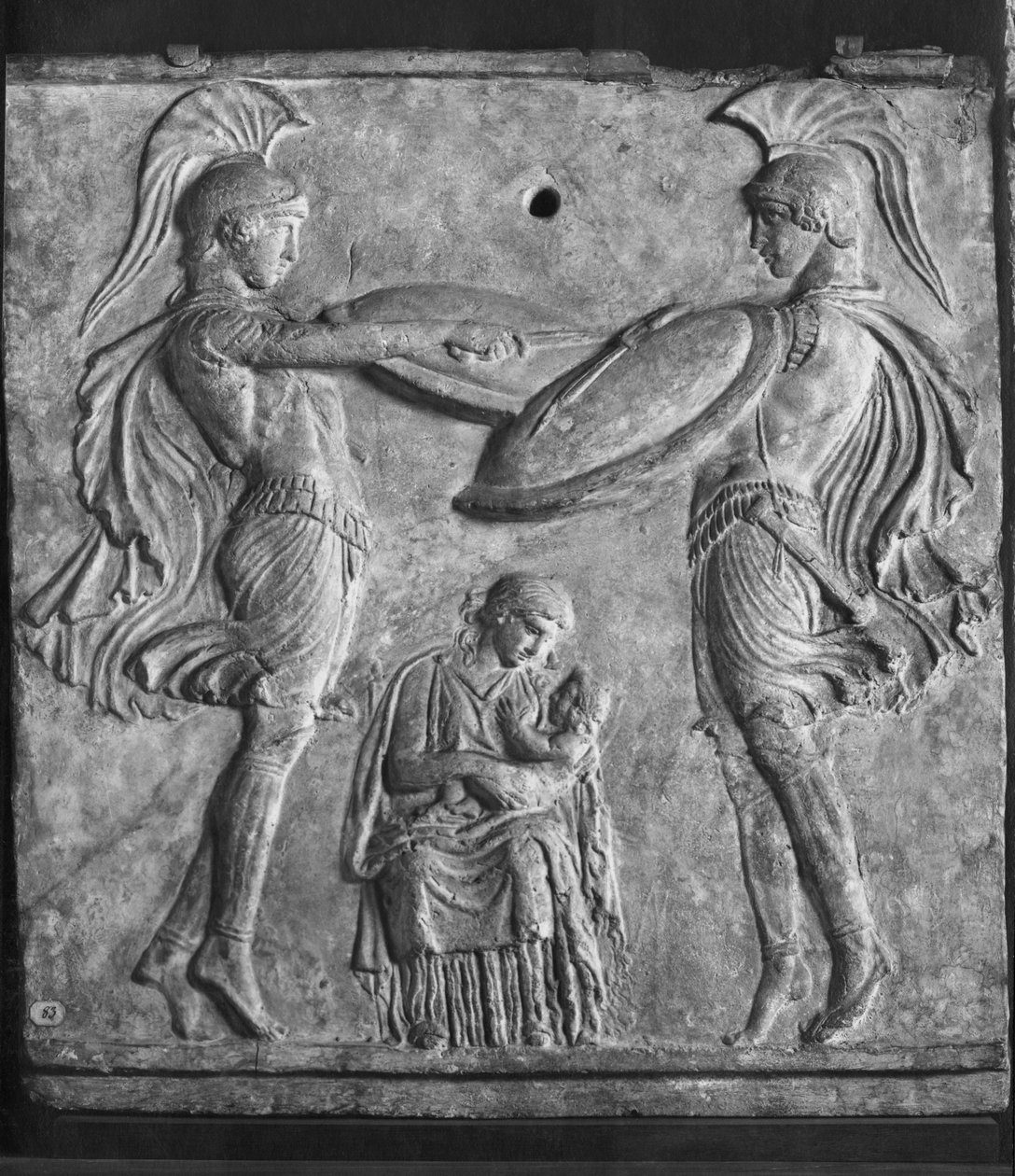 Plaque Campana, Kuretlerin Dansı, Myrina