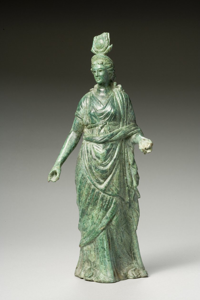 Isis Fortuna Heykeli, Helenistik, MÖ 1. yüzyıl - MS 1. yüzyıl (bronz) (arkadan görünüm için 270388