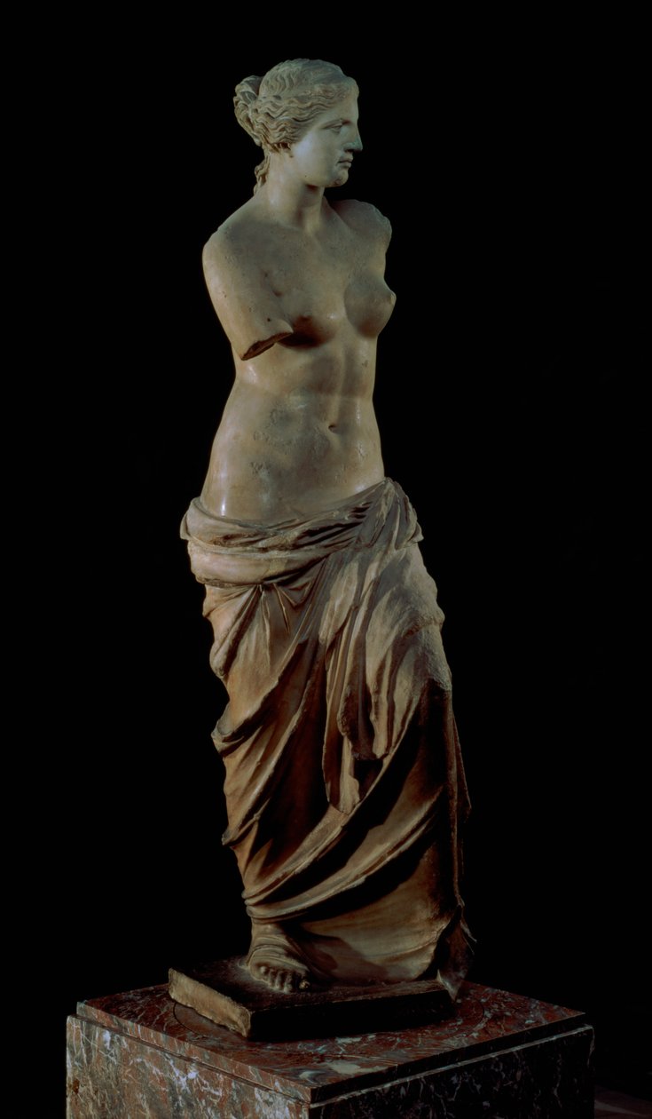 Venus de Milo, Yunan, Helenistik dönem, yaklaşık MÖ 100 (mermer) (önden görünüm için bkz. 14152) by Greek