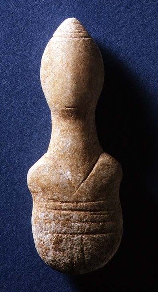 Kiklad Heykelcik, Naxos, MÖ 3000-2000 dolayları (mermer) by Greek