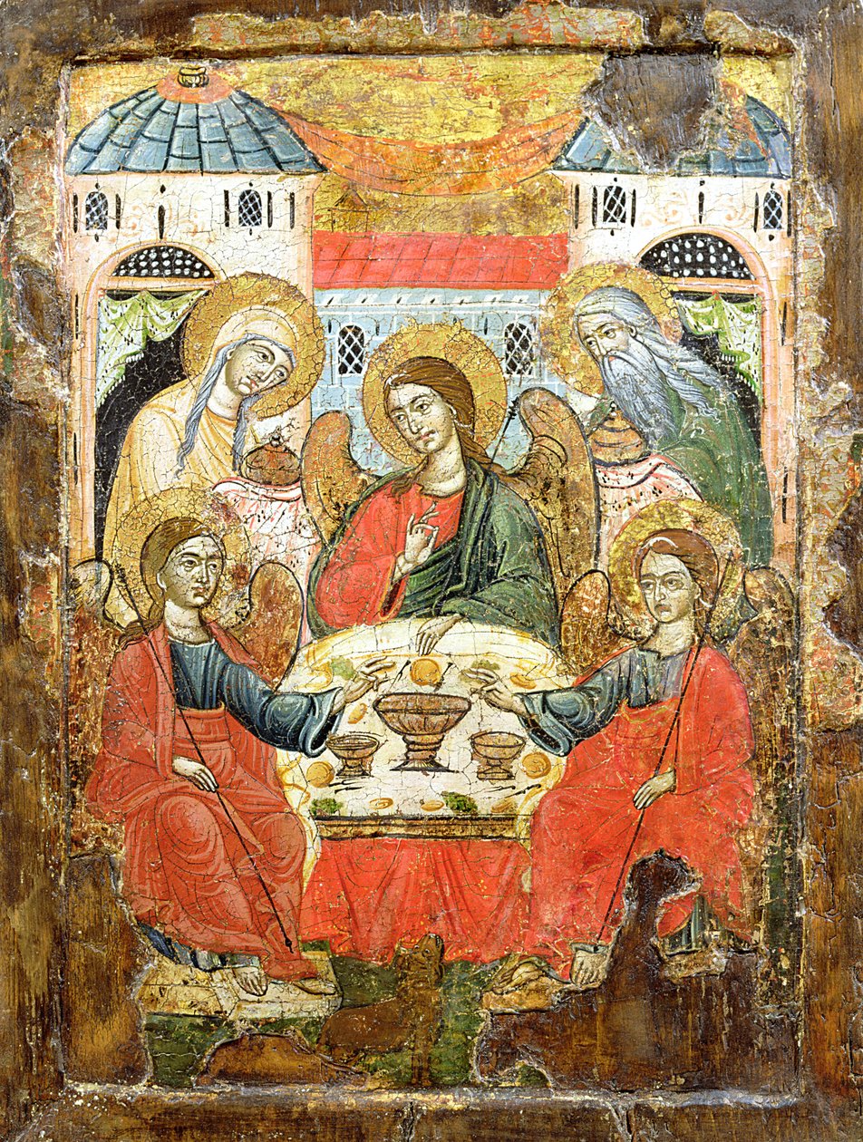İbrahim ve Üç Melek, ikon, Makedonya