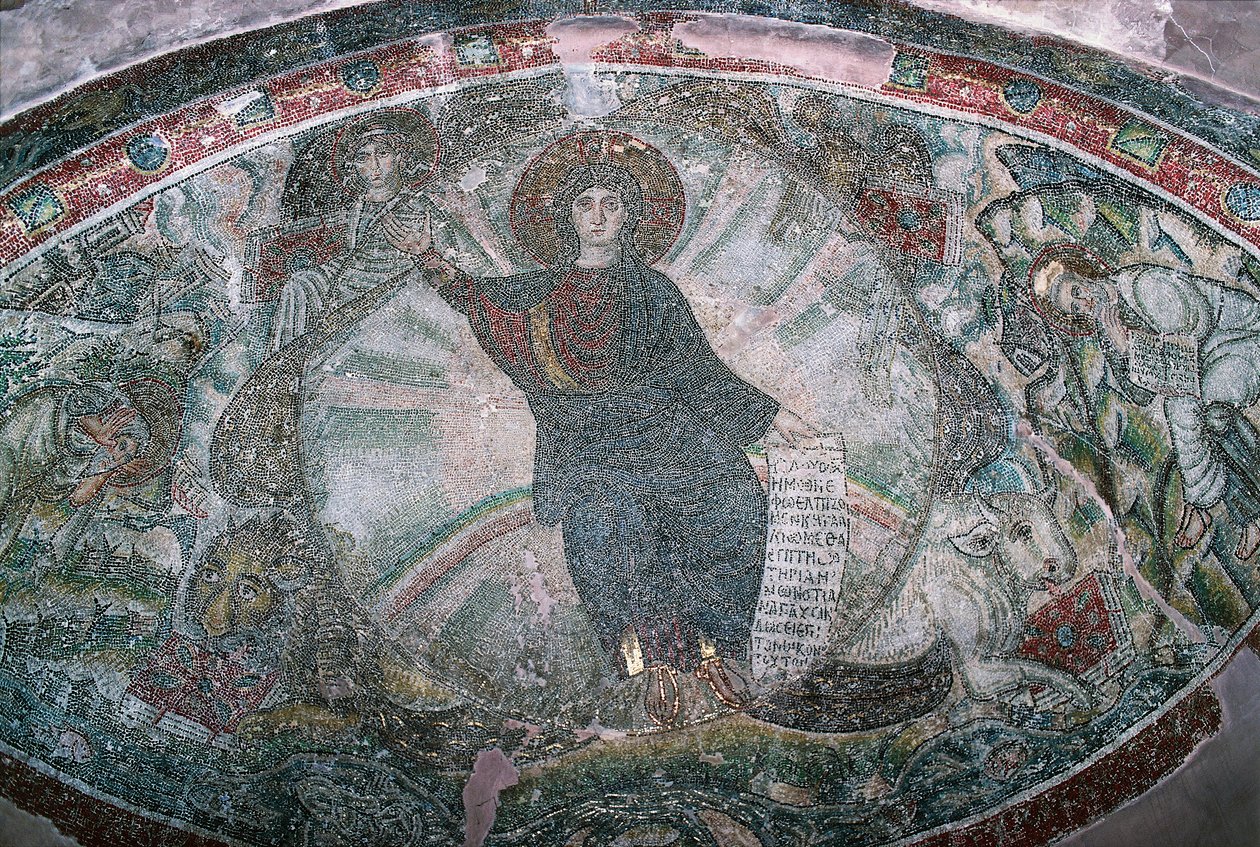 Mesih, dört evangelist, Hosios David Kilisesi