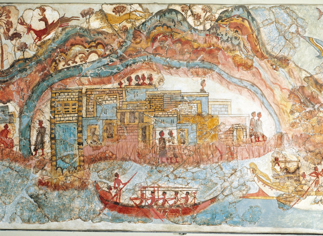 Akrotiri, Thera Adası, Santorini, Yunanistan