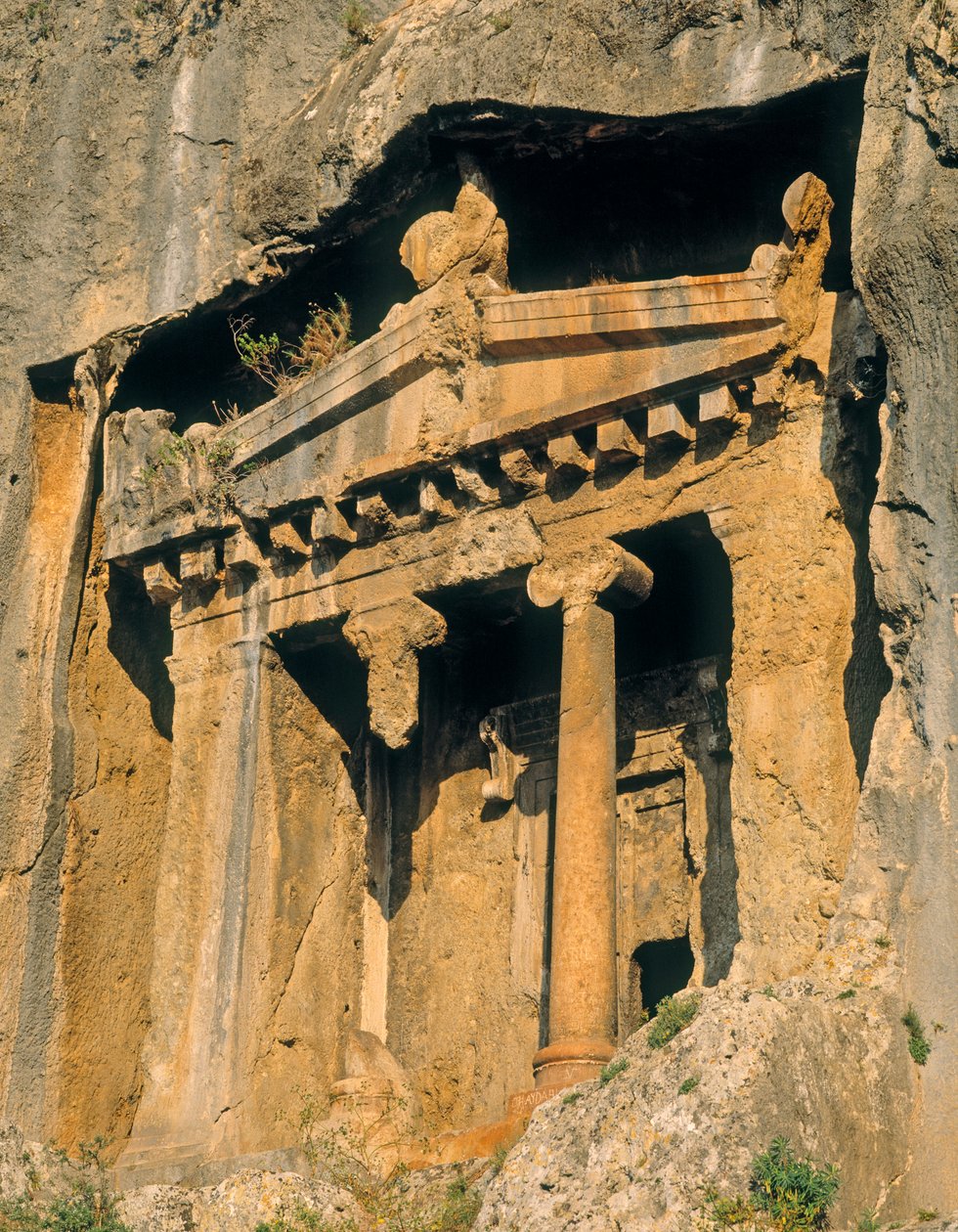 Likya kaya mezarı by Greek School