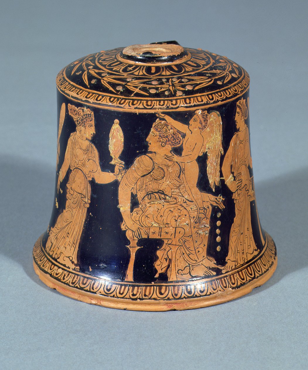 Oinochoe, Meidian Grubu, Tavan Arası, MÖ 420-410 (seramik) by Greek School