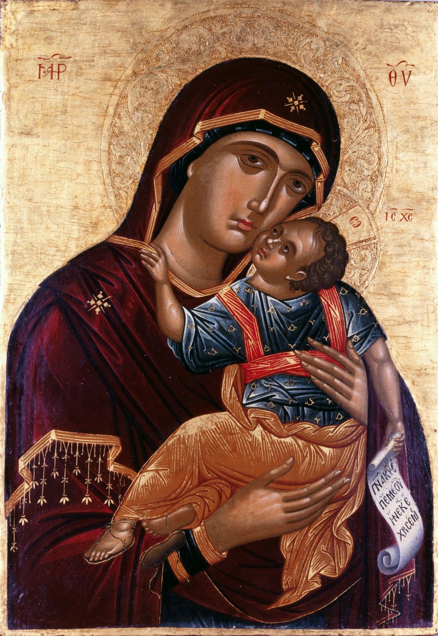 Hassasiyet Bizim Leydi Bakire Eleusa by Greek icon