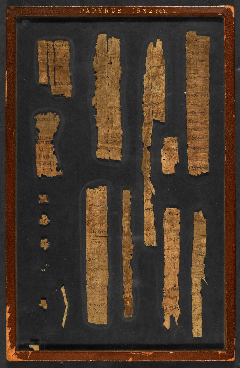 Papirüs Env. No. 1532, 'İbranilere Mektup' (papirüs) by Greek School
