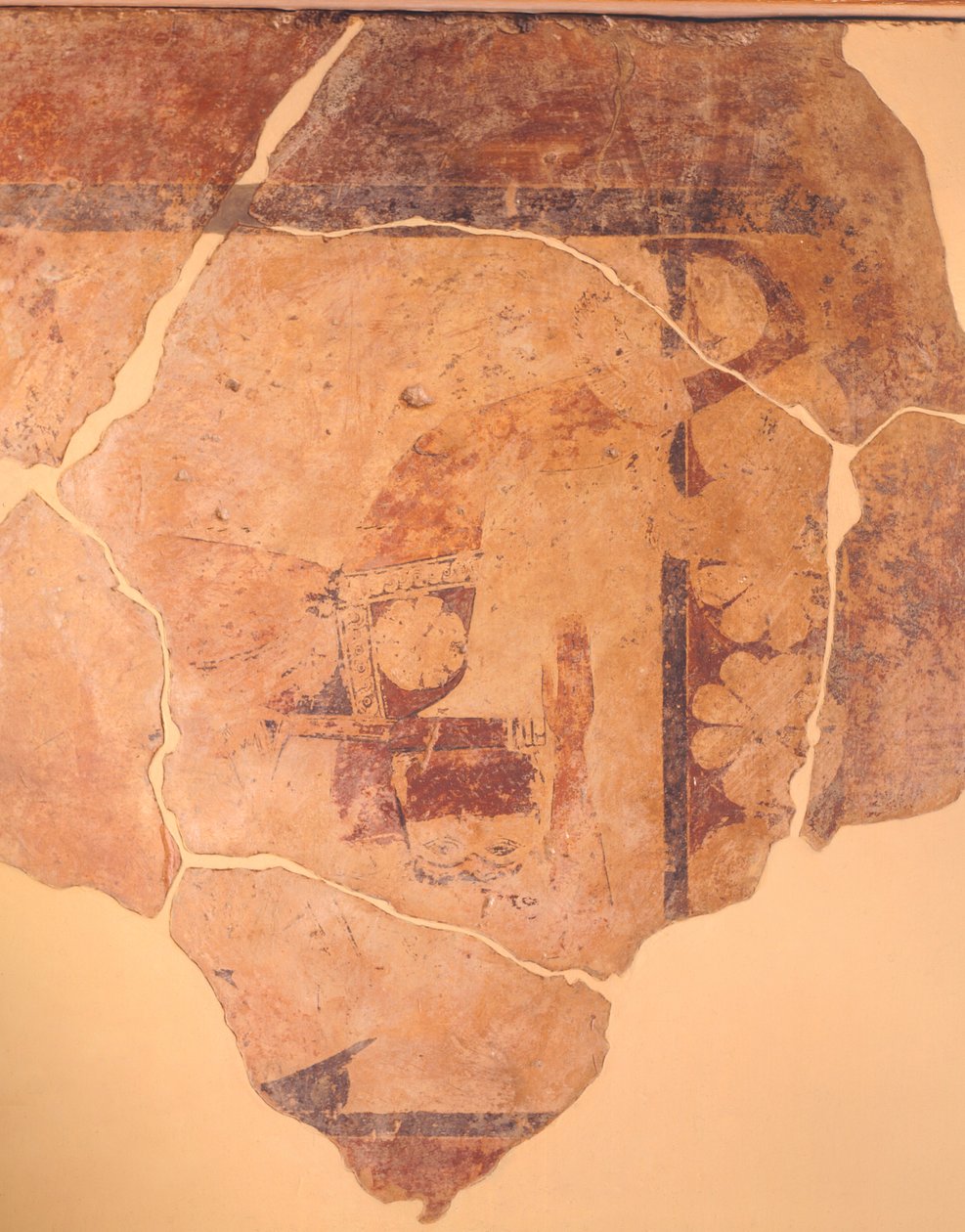 Perseus Hunter, Termos Tapınağı C'nin metopundan fresk, Yunanistan, Yunan uygarlığı, MÖ 630 dolayları by Greek School