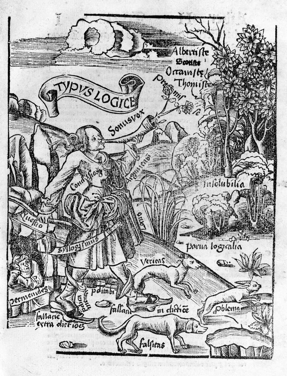Liberal Sanatlar: Mantık - Gregor Reisch (1467-1525) tarafından "Margarita Philosophica" da. Balya by Gregor Reisch