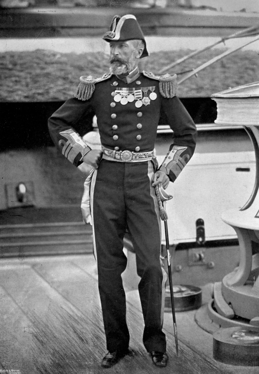 Amiral Sir Michael Culme-Seymour, 1896 by Gregory and Co