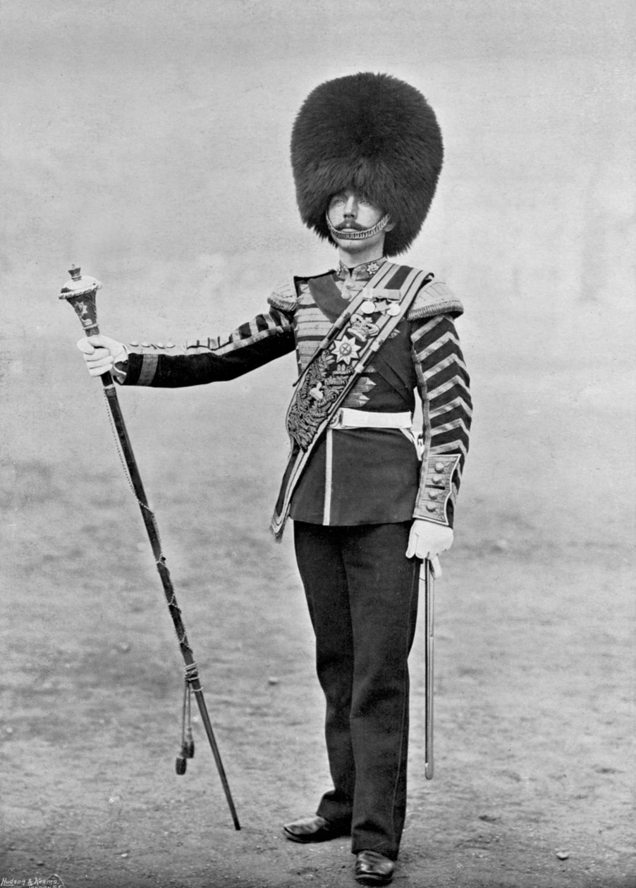 Davul Binbaşı Patrick, 2. Coldstream Muhafızları, 1895 by Gregory and Co