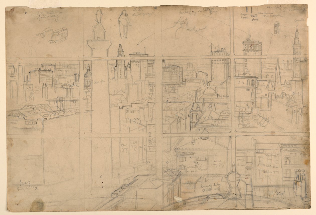 Baltimore manzarası by Griffith Baily Coale