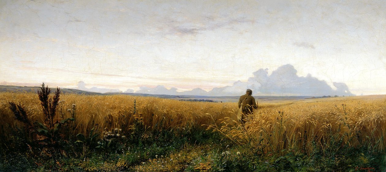 Çavdar tarlasında patika, 1881 by Grigori Grigorievich Mjasoedov