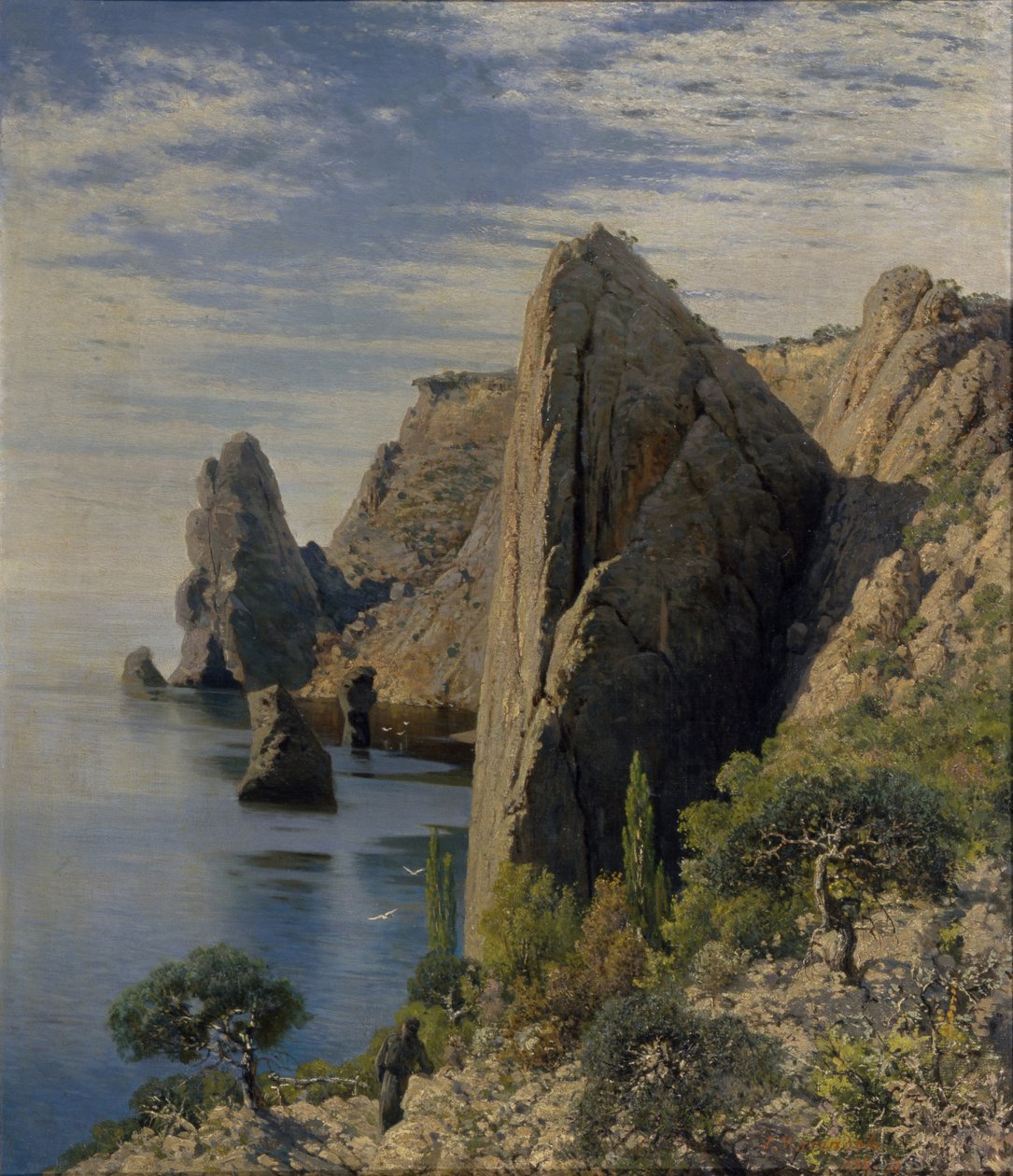 Kayalar, 1884 by Grigori Grigoryevich Myasoedov