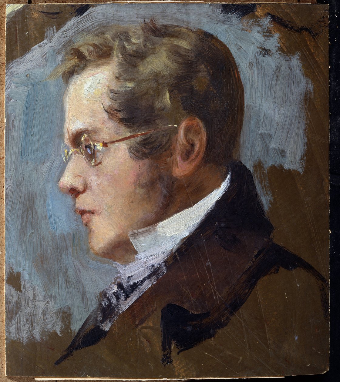 Portre du poete prens Piotr Andreievitch Viazemski (Pierre Wiazemsky) (1792-1878) (Şair Prens Pyotr. A. Vyazemsky