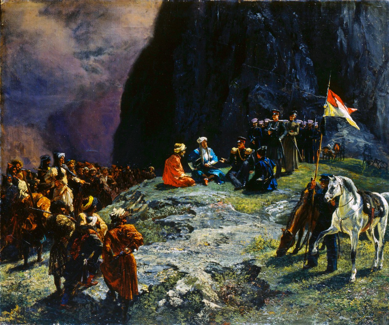 General Klüke von Klügenau ve İmam Şamil