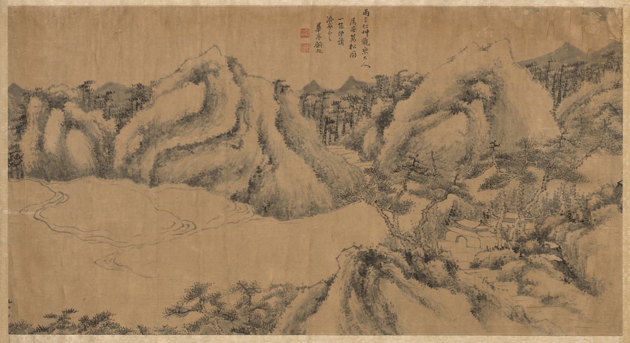 Bulutlu Dağda Çam Gölgeli Manastır, 1700